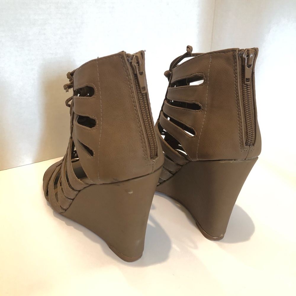 Brown Wedge Heels Size 10